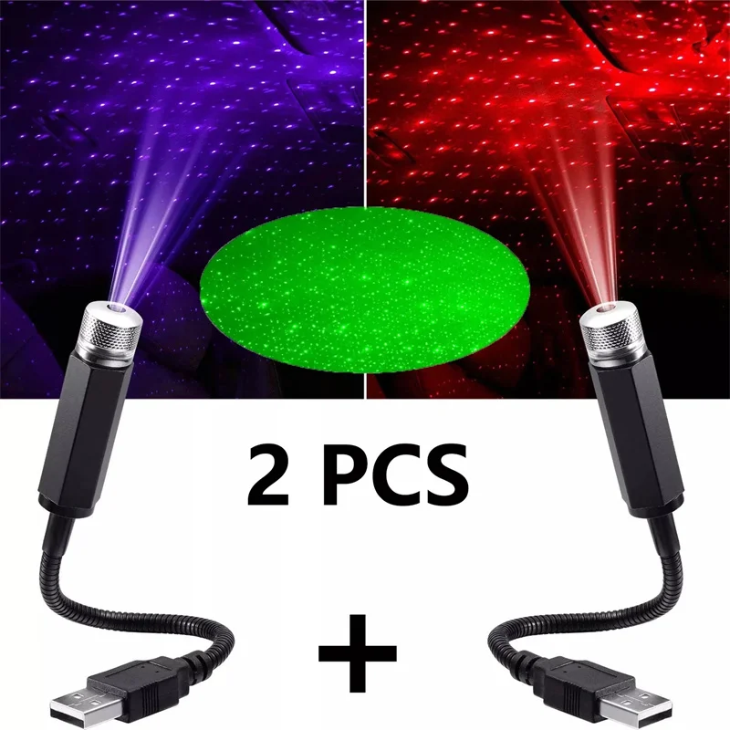 Home Cinema Projector - 미니 자동차 LED 스타 나이트 라이트