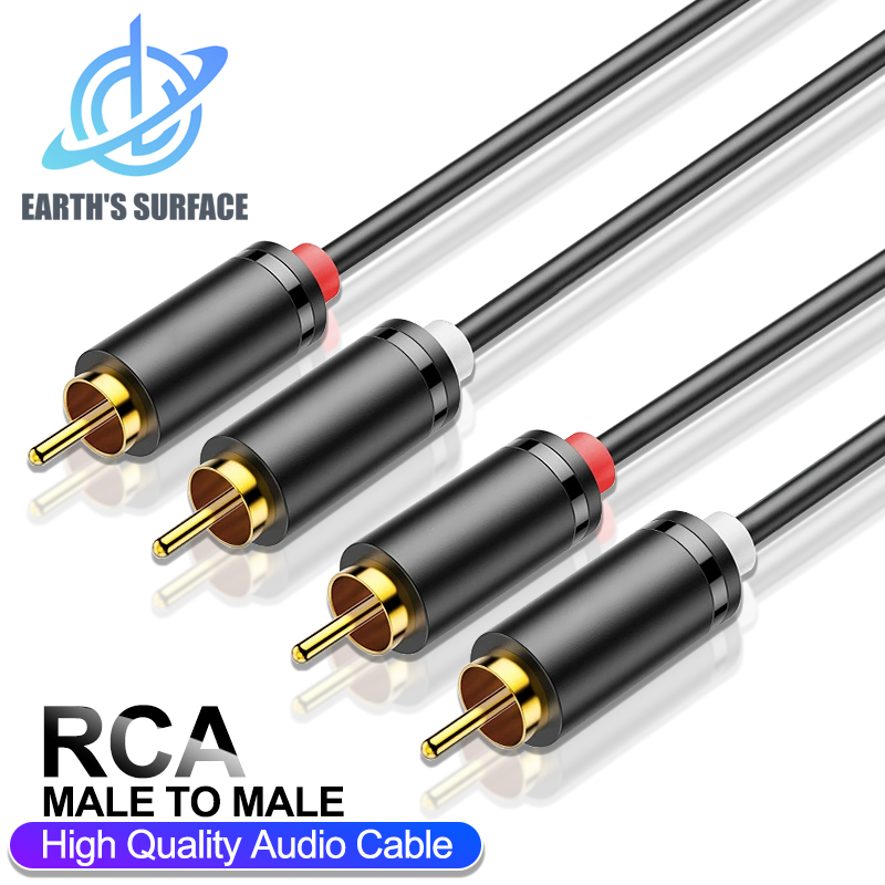 Home Cinema Hall - 하이파이 스테레오 RCA 케이블 2RCA -