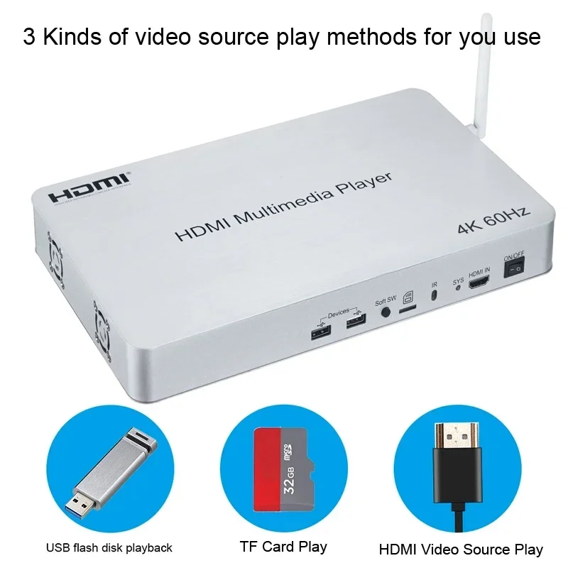 4K 60Hz 10채널 HDMI 멀티미디어 플레이어 스 - 4K Media Player 리뷰 및 가격
