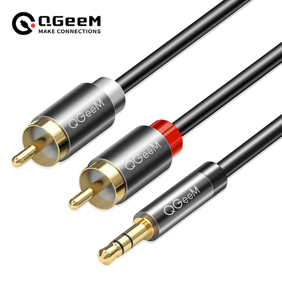 QGeeM RCA 케이블 2RCA-3.5 오디오 케이블 - Home Cinema Hall 리뷰 및 가격