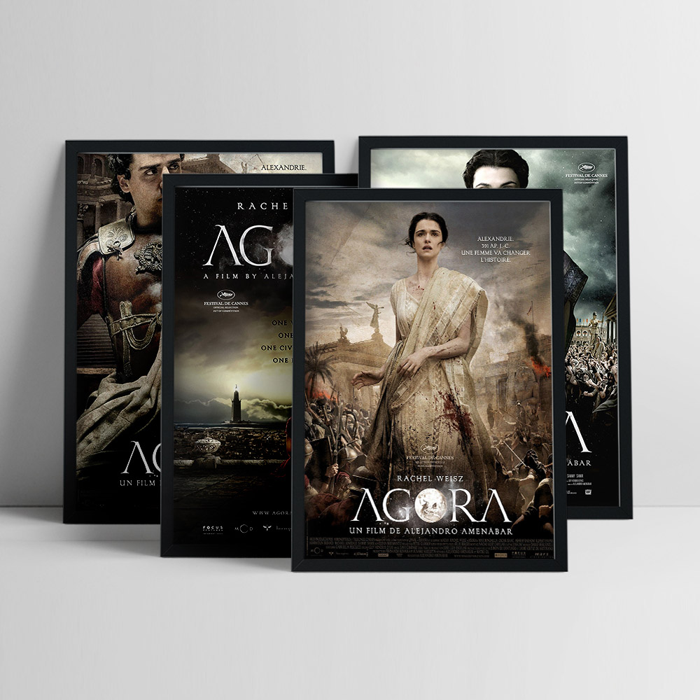 Agora 스페인어 역사 드라마 영화 인쇄 아트 포스터 - Home Cinema The Drama 리뷰 및 가격