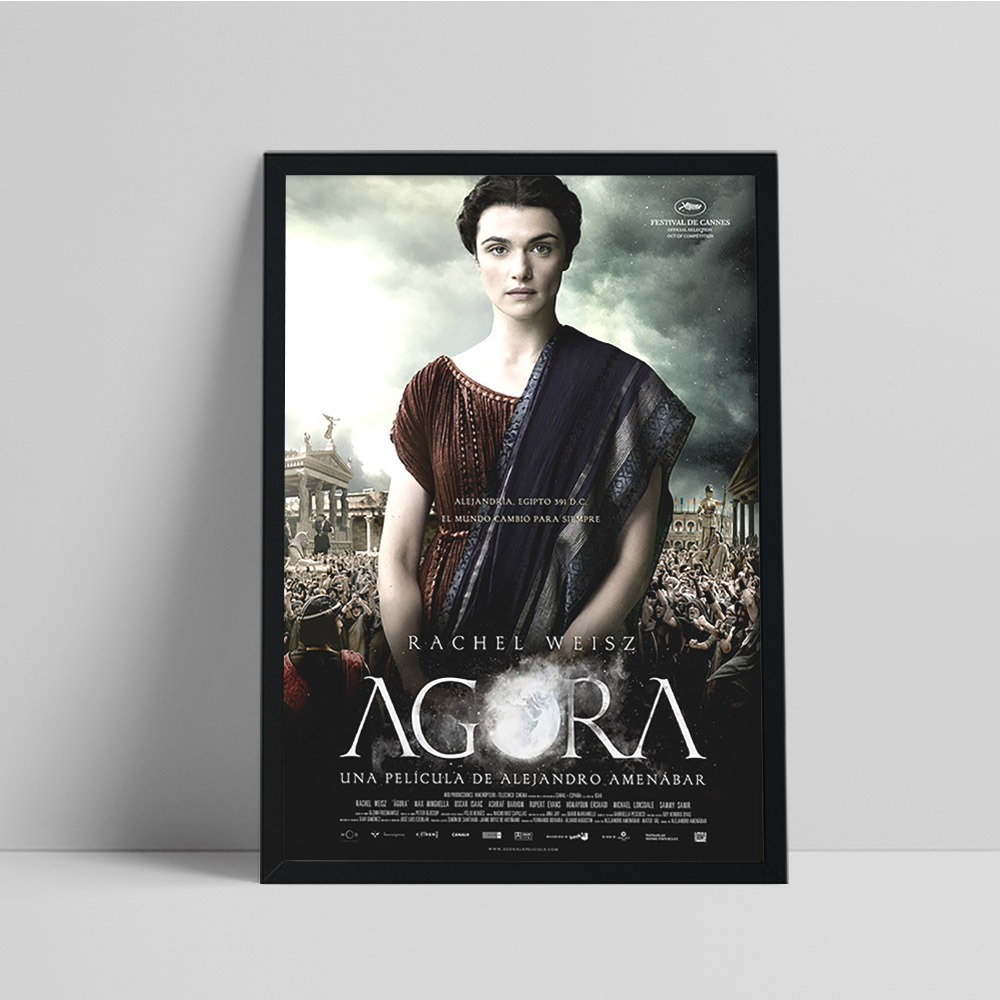 Agora 스페인어 역사 드라마 영화 인쇄 아트 포스터 - Home Cinema The Drama 리뷰 및 가격
