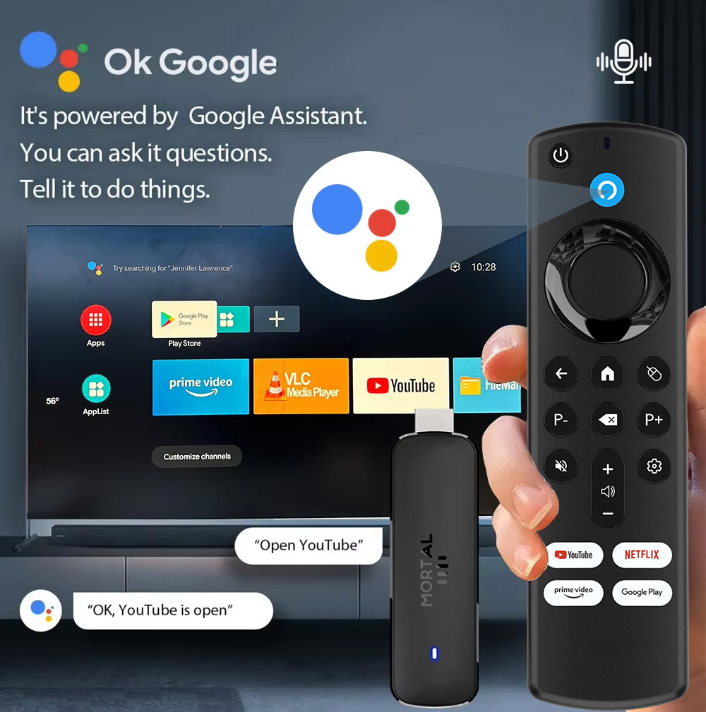 핫 TV 스틱 Q8 음성 리모컨 듀얼 와이파이 6 4K - Home Cinema Media Player 리뷰 및 가격