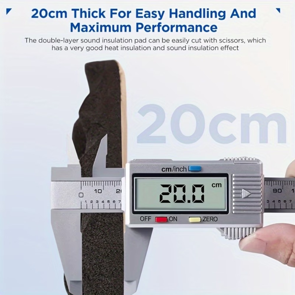 1 롤 2cm-50x100cm 자체 접착식 검정색 방음 - Acoustic Foam Panel 리뷰 및 가격