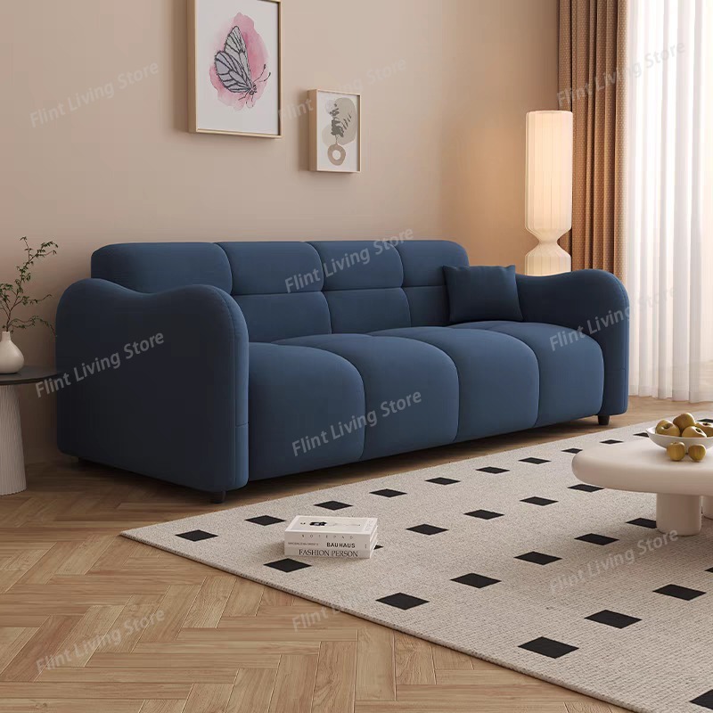 편안한 크림색 거실 소파 경제적인 모던 미니멀리스트 라 - Home Cinema Lounge 리뷰 및 가격