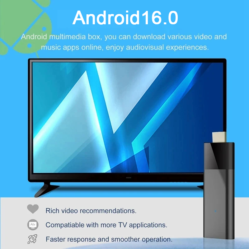 4K 안드로이드 16 TV 스틱 스마트 TV 동글 Wi - 4K Media Player 리뷰 및 가격