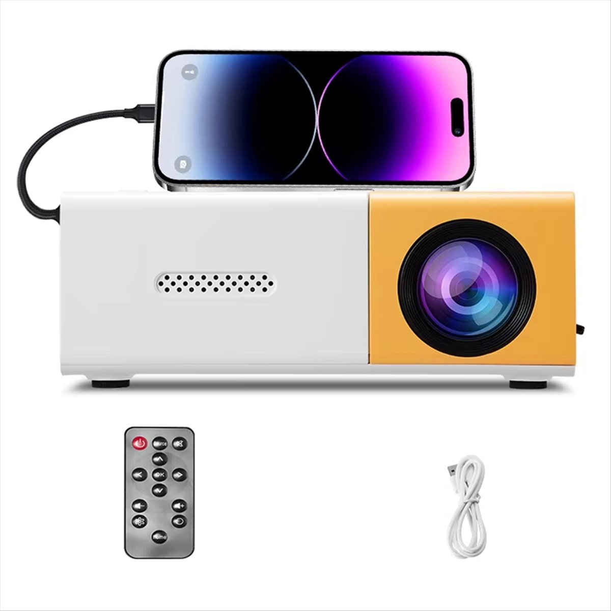 디라이트- 풀 HD 1080P 지원 휴대용 미니 프로젝 - Home Cinema Projector 리뷰 및 가격