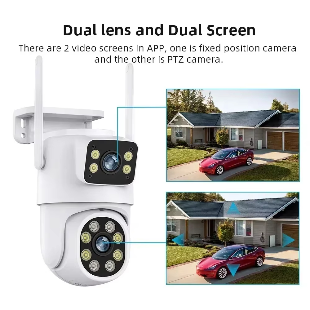 Tuya 4K 8MP Wifi 카메라 PTZ 야외 듀얼 - Home Cinema Outdoor 리뷰 및 가격