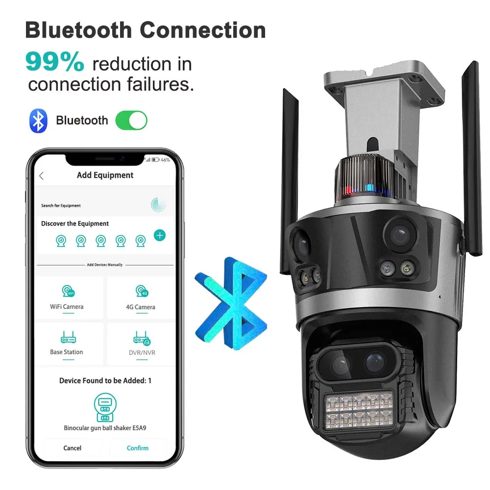 ICsee 보안 카메라 8K 16MP 4개의 렌즈 8X - Home Cinema Outdoor 리뷰 및 가격
