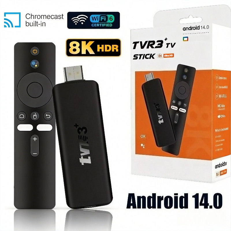 TVR3+ 안드로이드14 스마트 TV 스틱 HDR+ 8 - 4K Media Player 리뷰 및 가격