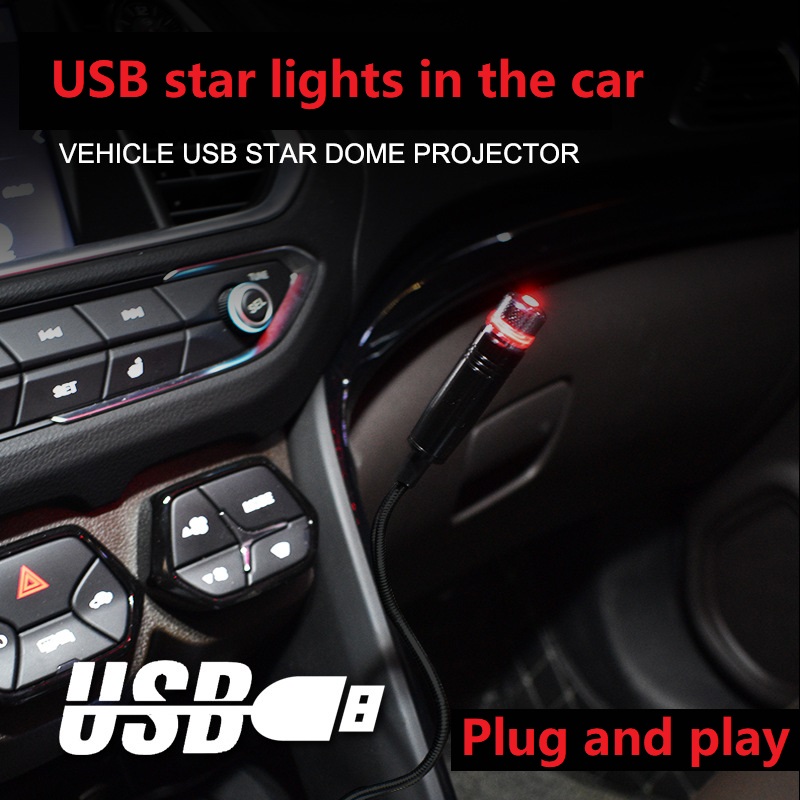 USB 자동차 인테리어 분위기 스타 스카이 램프, 천장 - Home Cinema Projector 리뷰 및 가격