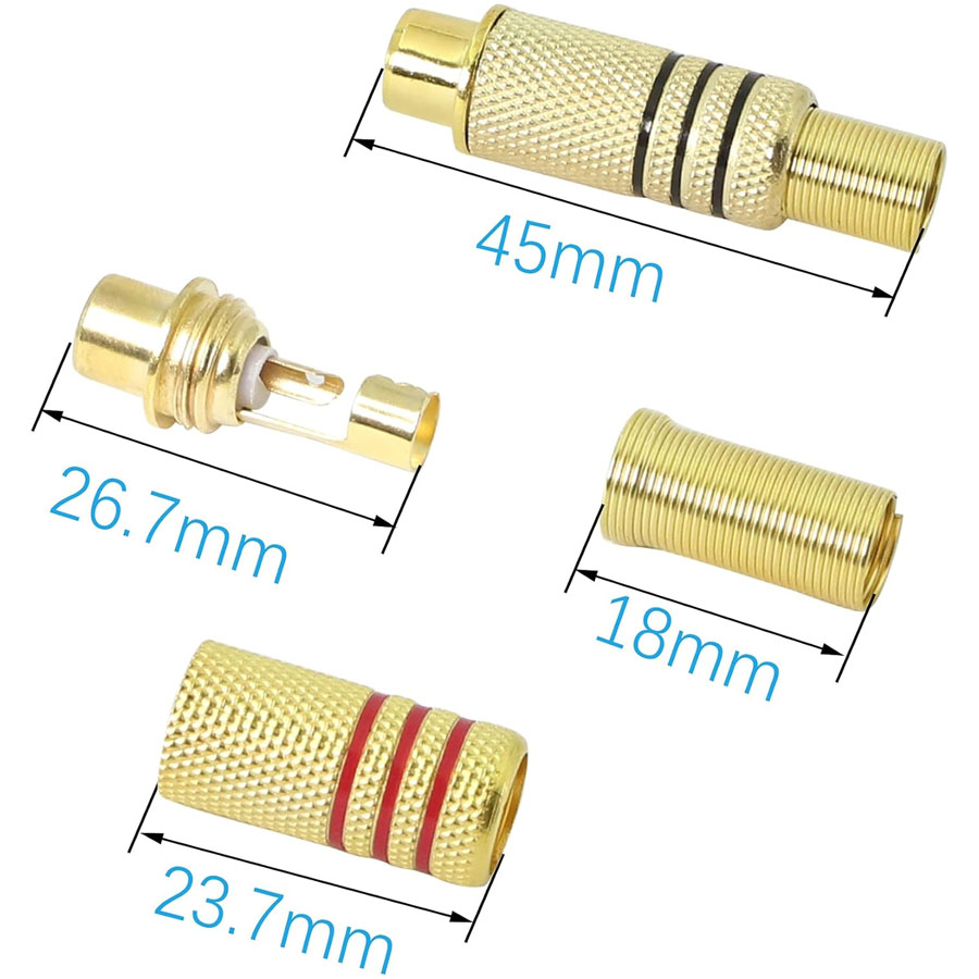 홈 시어터 스피커 앰프 시스템 AV 터미널용 4PCS  - Home Cinema Hall 리뷰 및 가격