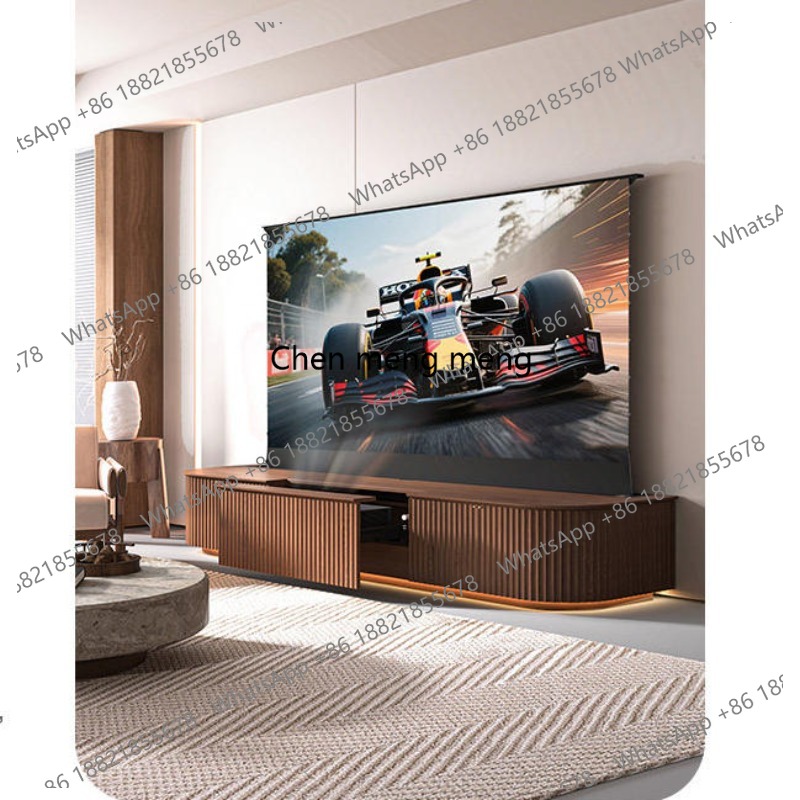 원목 자동 리프팅 스크린 일체형 레이저 TV 캐비닛 1 - Home Cinema Tv Screen 리뷰 및 가격