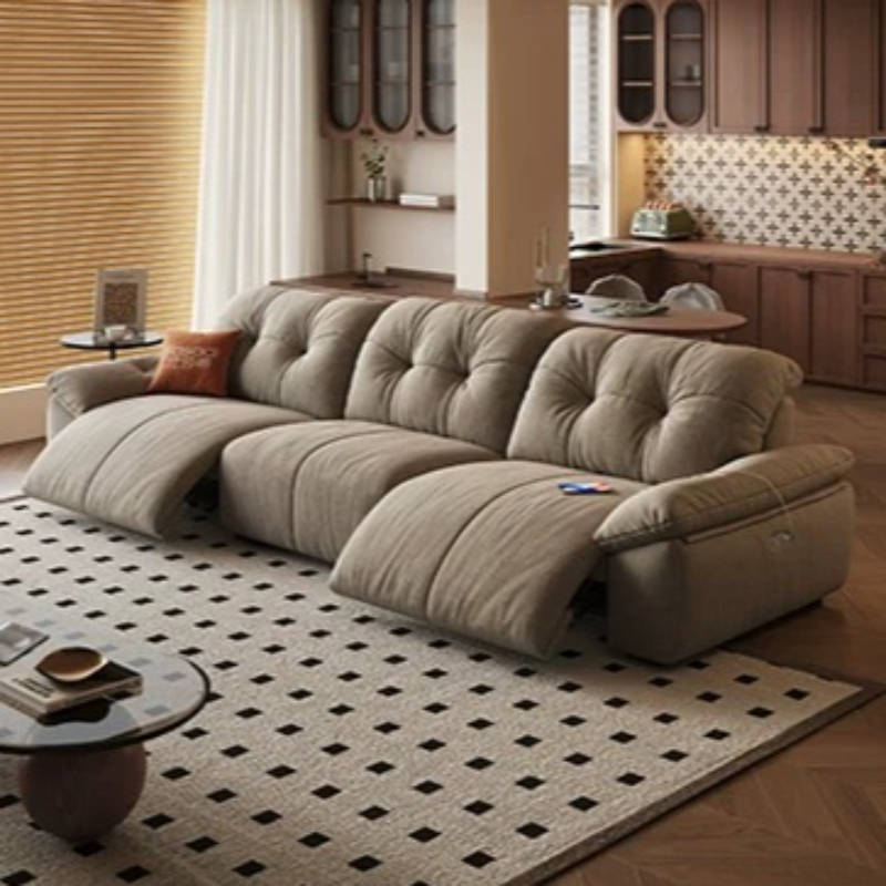 흰색 현대식 소파 전동 슬리퍼 다기능 시네마 소파 전동 - Home Cinema Room Design 리뷰 및 가격
